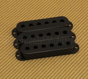 PC-0406-023 (3) Black Pickup Covers for Strat 52mm