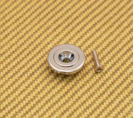 BSG-ER-C Chrome Round Short String Guide for Bass w/ Screw