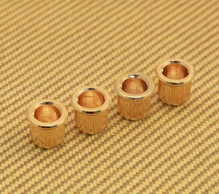 AP-0288-002 (4) Gold Gotoh Large Vintage Style Bass String Ferrules
