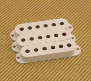 PC-0406-025 (3) White Pickup Covers for Strat 52mm