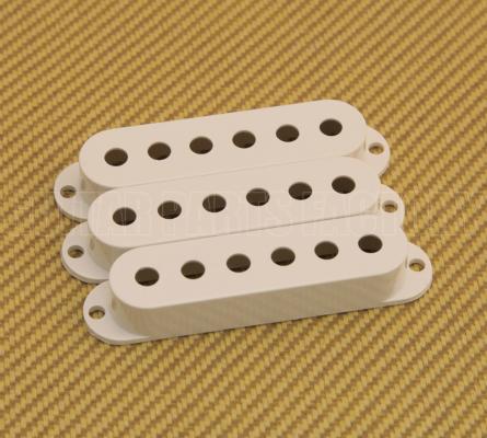 PC-0406-025 (3) White Pickup Covers for Strat 52mm