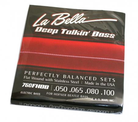 760FHBB Labella Beatle Bass Flatwound Strings