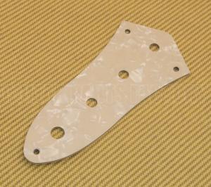 CP-JBI-AP Aged Pearl Mini Pot Control Plate for Jazz Bass