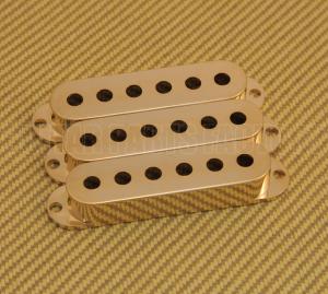 PC-0406-002 (3) Gold Pickup Covers For Strat 52mm