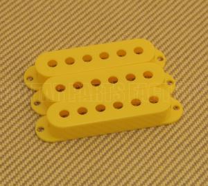 PC-0406-020 (3) Yellow Pickup Covers For Strat 52mm