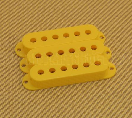 PC-0406-020 (3) Yellow Pickup Covers For Strat 52mm