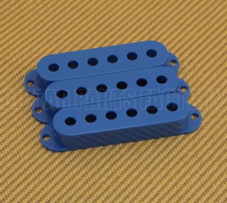 PC-0406-027 (3) Blue pickup covers for strat 52mm