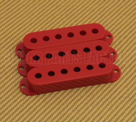 PC-0406-026 (3) Red Pickup Covers for Strat 52mm