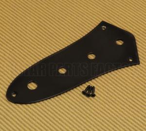 CP-JBI-B Black Mini Pot Control Plate for Jazz Bass