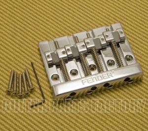 099-4407-000 Genuine Fender 4-string Block Logo High Mass Bass Bridge 0994407000