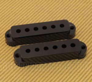 PC-6405-023 2 Black Pickup Covers for Vintage/USA Fender Jaguar Guitar