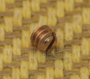 005-8786-000 Genuine Fender Guitar/Bass Gold Knob Set Screw 6-32X1/8 