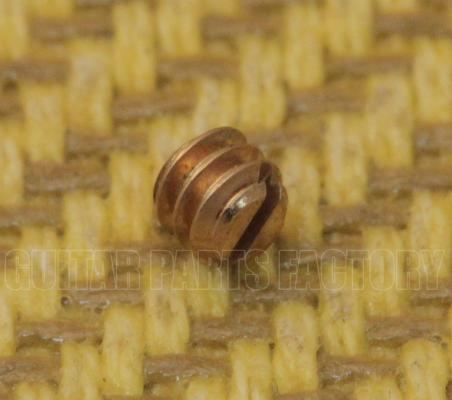 005-8786-000 Genuine Fender Guitar/Bass Gold Knob Set Screw 6-32X1/8 