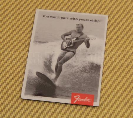 910-0248-000 Fender Guitar Surfer Guy Magnet 1960's Design Bob Perine 9100248000