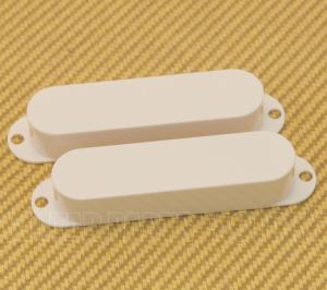 003-5570-049 White '65 Mustang & Bronco Bass Guitar Pickup Covers 0035570049