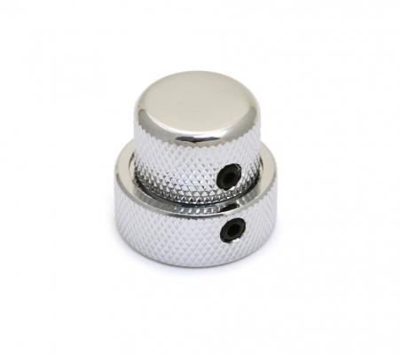 MK-STK-C Chrome Full Size Stack Knob for Metric Shaft Pots