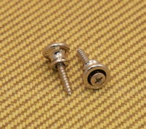 AP-6695-001 Gotoh Nickel Strap Buttons & Screws For Gibson Guitar