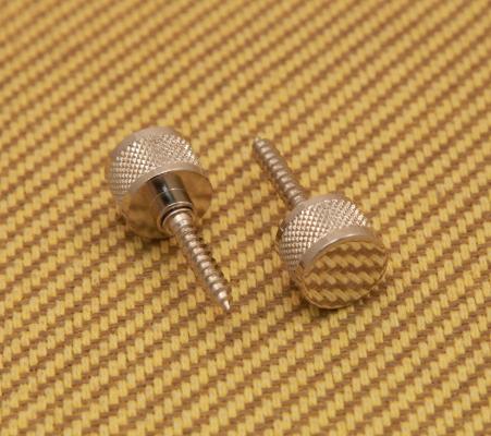 922-1030-000 Genuine Gretsch Chrome Strap Buttons w/Hanger Bolts for Guitar/Bass