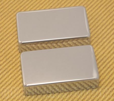 PC-0307-010 Chrome No Holes Humbucker Pickup Covers