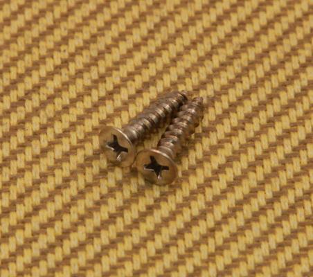 008-4699-049 (2) Genuine Fender 3 Bolt Kit Screws 8X3/4 Fits 70s Guitar/Bass 0084699049