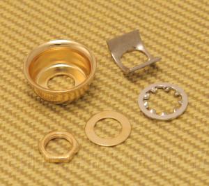 099-1941-200 Genuine Fender Gold Tele Guitar Jack Ferrule Plate 0991941200