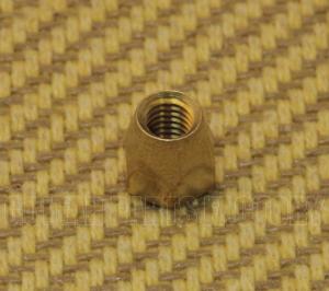 LT-0660-008 1 Brass Truss Rod Nut For Gibson Guitar 10-32