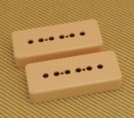 PC-0746-028 P-90 50mm Cream Soap Bar Guitar Pickup Covers