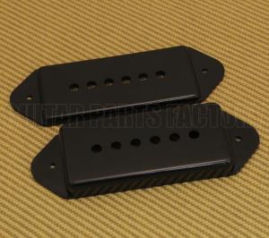 PC-0739-023 P-90 Dog Ear Pickup Covers Black Plastic