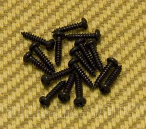 GS-3376-003 Pack of 16 Black Small Tuner Screws for Guitar/Bass