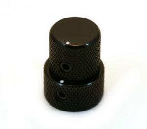 MK-3320-003 Mini Black Stacked Knob for Bartolini Duncan & EMG 