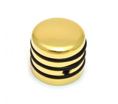 80600G Hipshot O-Ring Polished Gold Guitar/Bass Knob 6mm Split Shaft No Slip