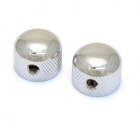 MK-3315-010 (2) Chrome Mini Dome Knobs for Split Shaft