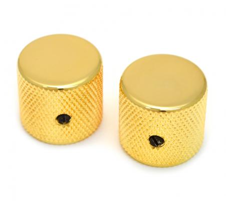 MK-0115-002 Gold Flat-Top Barrel Knobs