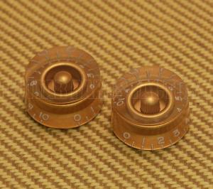 PK-0130-032 (2) Gold Speed Knob Set Guitar/Bass 1-10