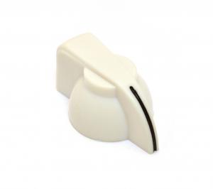 P-300W White Chicken Head Knob for Solid Shaft