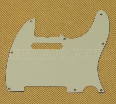 005-6077-000 Fender '62 Custom '60s Telecaster/Tele 3-ply Mint Notch Pickguard 0056077000