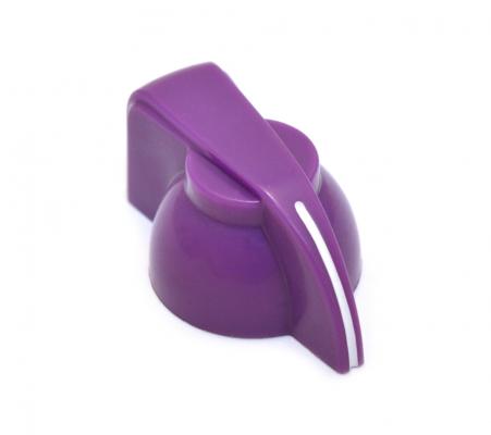 P-300P Purple Chicken Head Knob for Solid Shaft