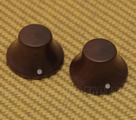 PK-3197-0W0 (2) Walnut  Wood Bell Knobs