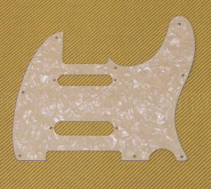 004-8638-000 Fender Deluxe Nashville Tele Plus Pickguard White Aged Pearloid Moto 0048638000