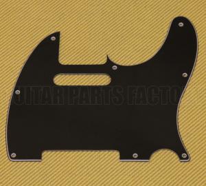 PG-0562-033 3-Ply Black Pickguard for Tele