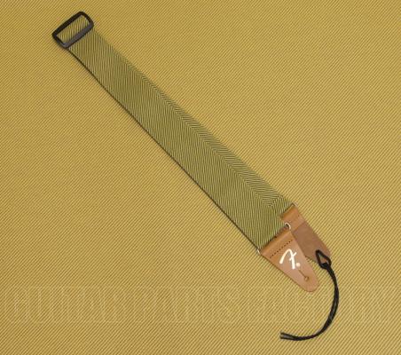 099-0687-000 Genuine Fender Tweed Vintage Amp Style Cotton F Guitar/Bass Strap 0990687000