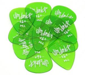 DUNLOP GELS MED/LIGHT GREEN GUITAR PICKS