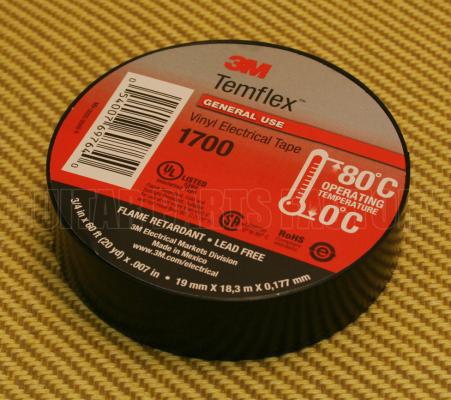 3M-TAPE 3M Temflex Black Electrical Tape