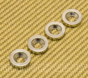 HB-009-NI (4) Neck Joint Plate Bushings Nickel Guitar & Bass