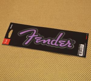 910-0257-000 Fender Purple Glitter Guitar/Bass/Amp Logo Sticker 9100257000