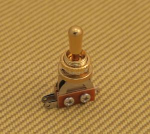 EP-0066-022 Gold Shorty Toggle Switch W/ Gold Tip