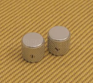 099-1366-000 (2) Genuine Fender Barrel Knurled Knobs Tele/P Bass 0991366000  