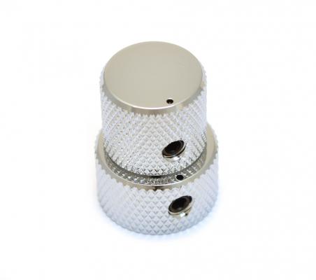 MK-3320-010 Mini Chrome Concentric Stacked Knob