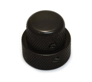 MK-0137-003 Concentric Bass Guitar Stacked Knob Fits CTS Concentric Pots Black 