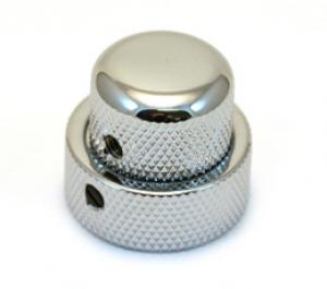 MK-0137-010 Chrome/Chrome Concentric Stacked Knob for 62 Jazz Bass CTS Stack Pot 